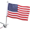 12" Flag Pole with US Flag