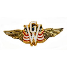 Flying Wings, GW and US flag 3 1/8-inch