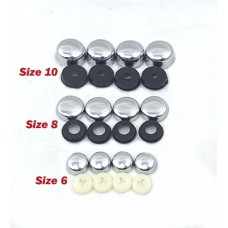 Caps, decorative fastener size 10