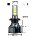 H7 Headlight LED Bulb set